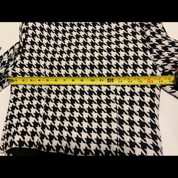 NWOT Houndstooth Blazer Large - Picture 9 of 9